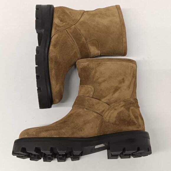 Jimmy Choo Women's Youth II Caper Green Suede Ankle Boots - EU36/US6 - Picture 6 of 16